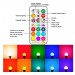 CHROMOTHERAPY COLOR CHANGING LED LIGHT BULB WITH REMOTE CONTROL