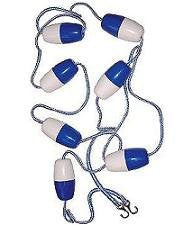 ROPE KITS: 3/8" ROPE KIT WITH 3 X 5 FLOATS FOR 20' POOL