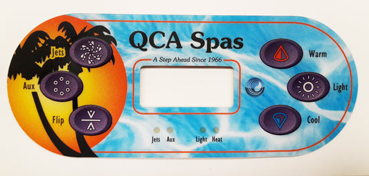 PANEL: TP600 6 BUTTON QCA FACTORY TOPSIDE CONTROL WITH OVERLAY