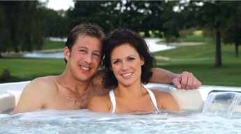 Couple in Hot Tub